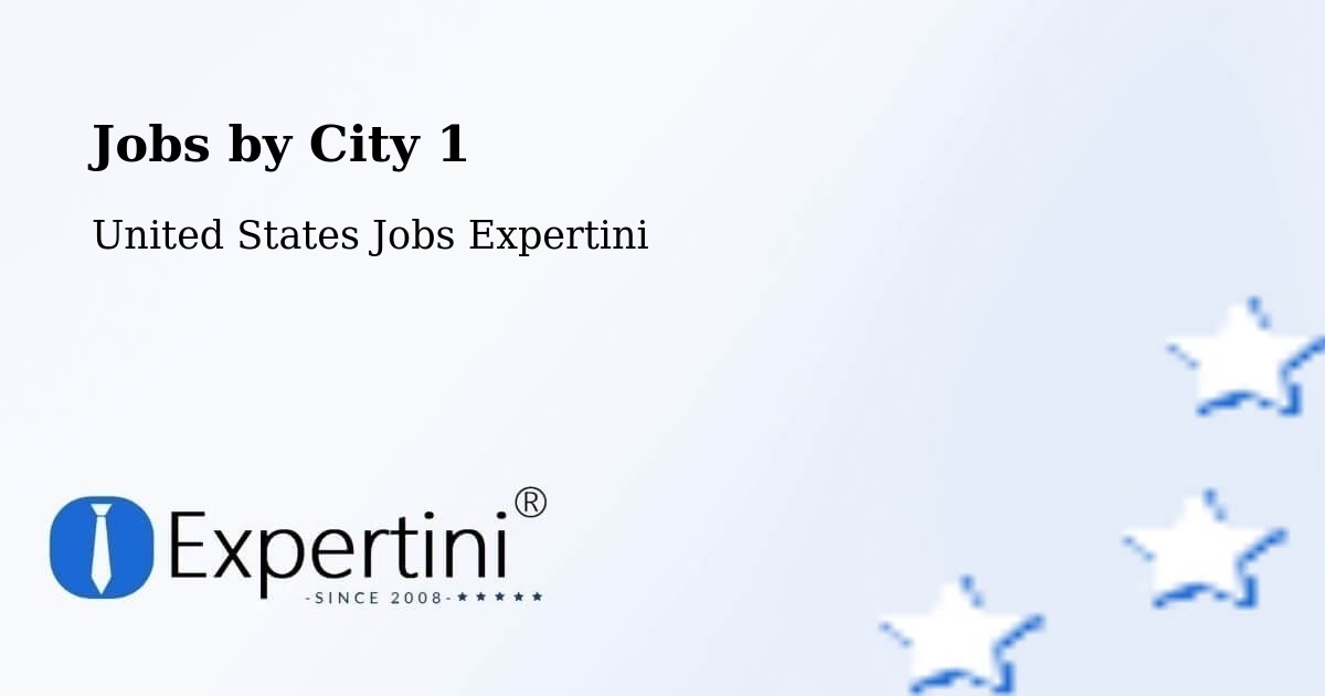 City Jobs in United States - Expertini